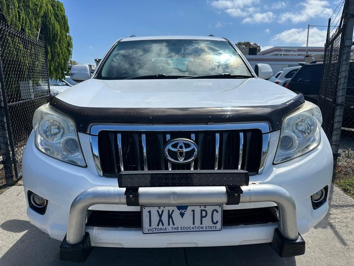 2011 Toyota Landcruiser Prado GXL KDJ150R 4X4 Constant Glacier White