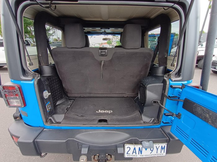 2012 Jeep Wrangler Sport JK MY12 4X4 Cosmos Blue