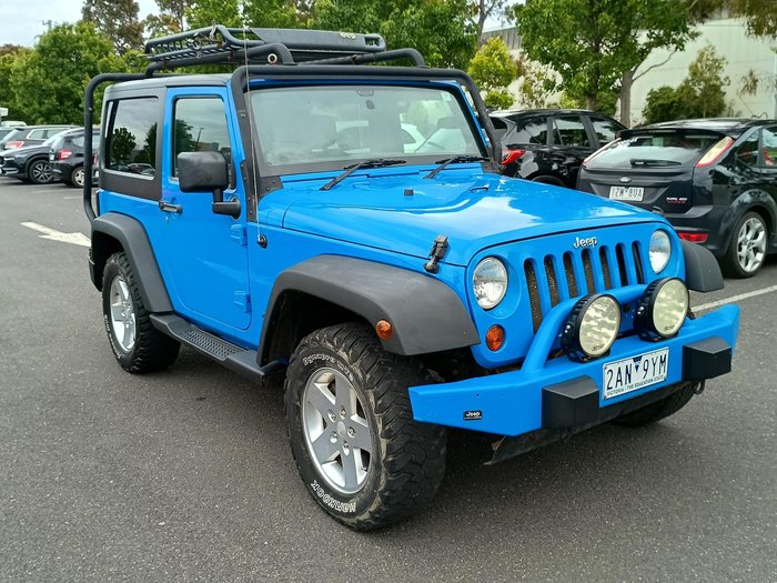 2012 Jeep Wrangler Sport JK MY12 4X4 Cosmos Blue