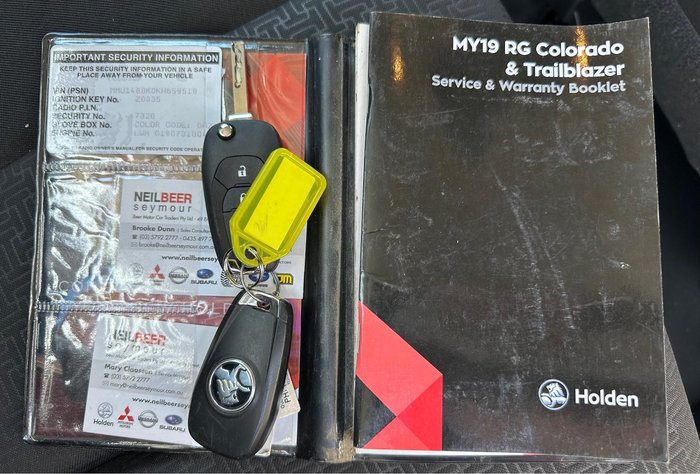 2019 Holden Colorado LS RG MY20 4X4 Dual Range Summit White