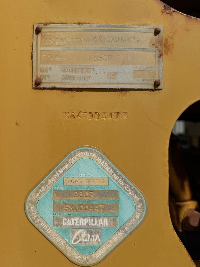 1992 Caterpillar 980F-Ii