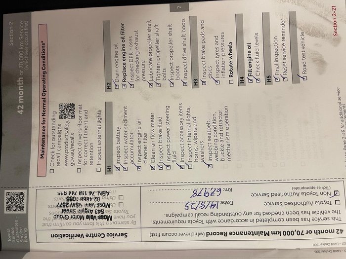 2022 Toyota Landcruiser GR Sport FJA300R 4X4 Dual Range Crystal Pearl