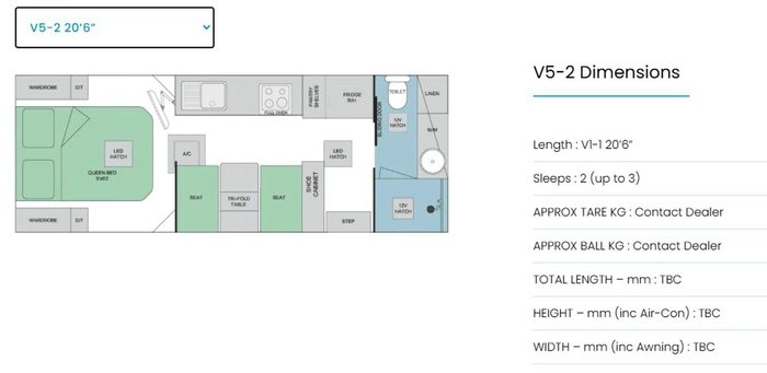 2025 Design RV Odyssey V5-2 20'6