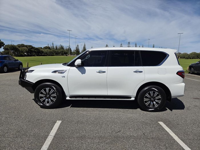 2022 Nissan Patrol Ti Y62 MY22 4X4 Dual Range Moonstone White
