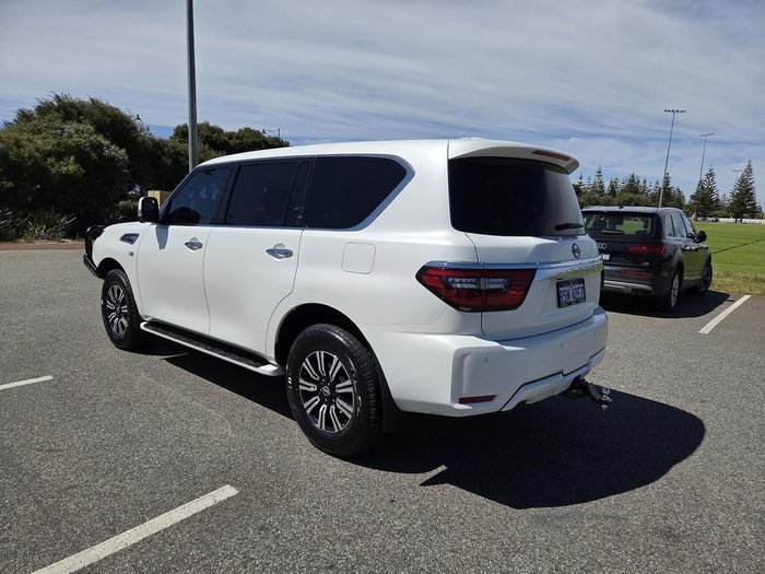 2022 Nissan Patrol Ti Y62 MY22 4X4 Dual Range Moonstone White