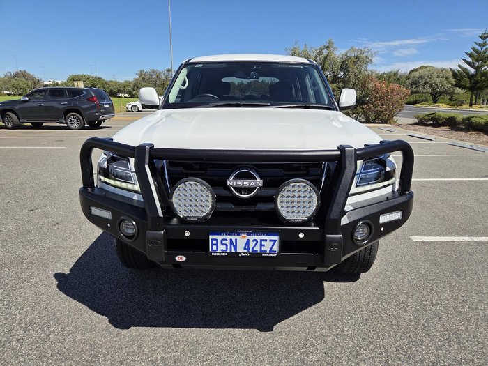 2022 Nissan Patrol Ti Y62 MY22 4X4 Dual Range Moonstone White