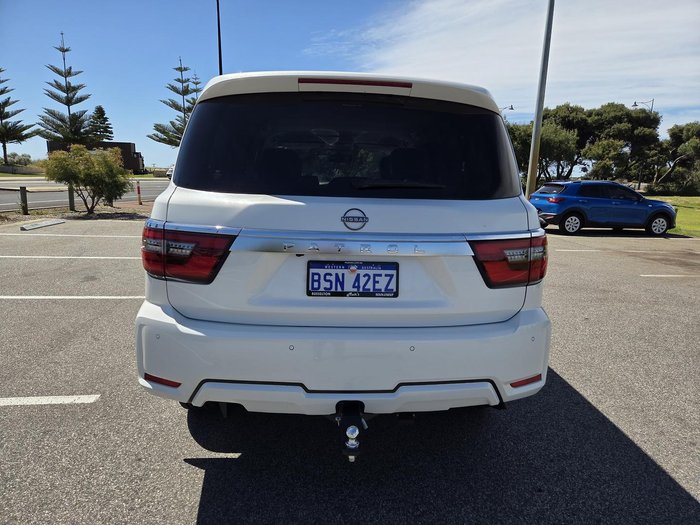 2022 Nissan Patrol Ti Y62 MY22 4X4 Dual Range Moonstone White