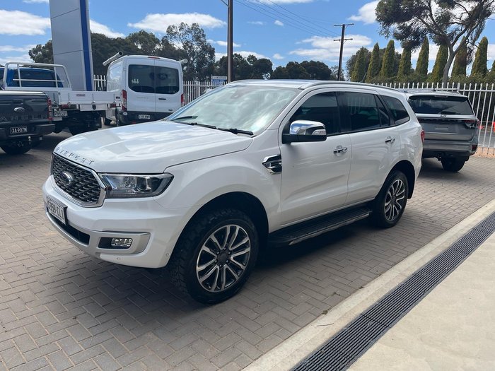 2021 Ford Everest Titanium UA II MY21.75 4X4 Dual Range Arctic White