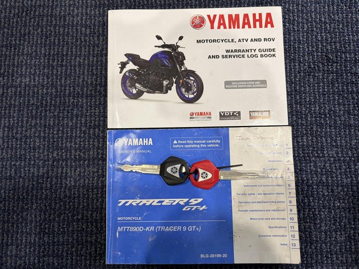 2024 Yamaha Tracer 9 GT + (MT09TRASP2) MT Silver