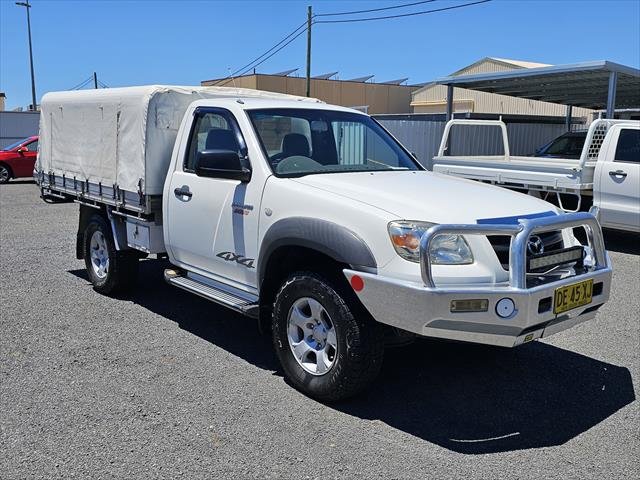 2010 Mazda BT-50 DX UN 4X4 WHITE