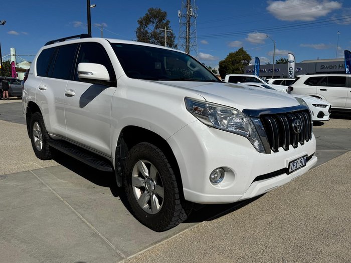 2015 Toyota Landcruiser Prado GXL GDJ150R 4X4 Dual Range Glacier White