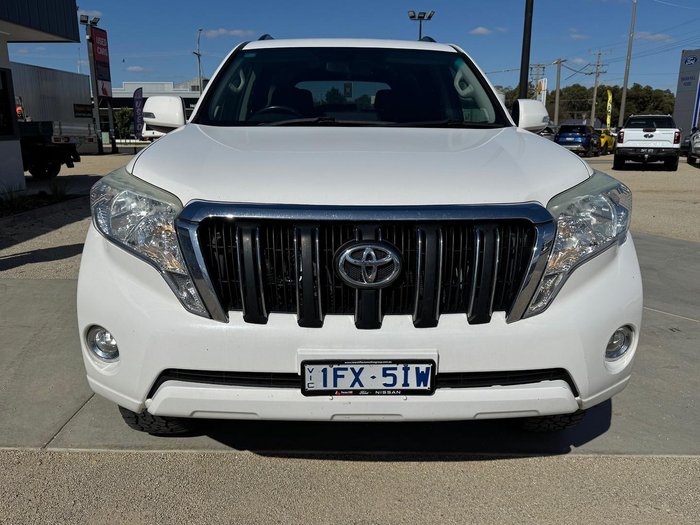 2015 Toyota Landcruiser Prado GXL GDJ150R 4X4 Dual Range Glacier White