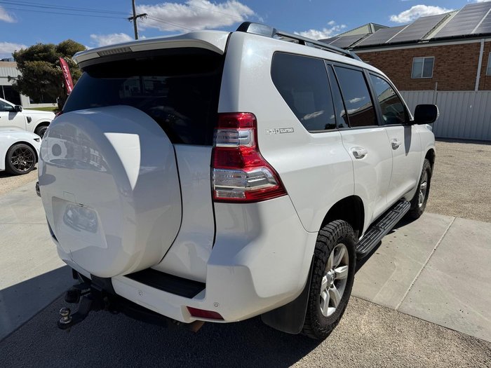 2015 Toyota Landcruiser Prado GXL GDJ150R 4X4 Dual Range Glacier White