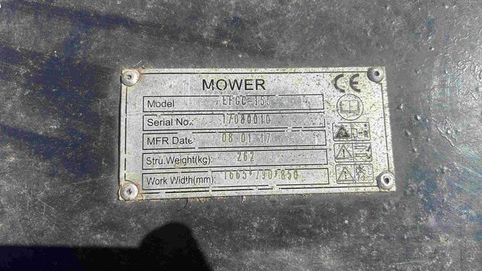 2017 Kioti K Series Efgc-155 Black