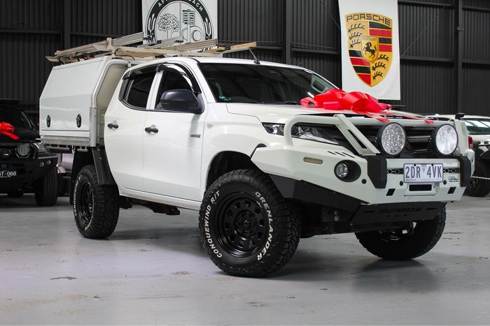 2019 Mitsubishi Triton GLX MR MY19 4X4 Dual Range White