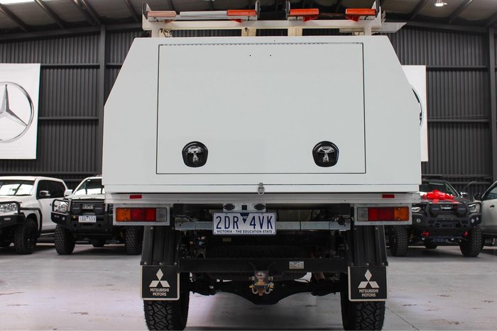 2019 Mitsubishi Triton GLX MR MY19 4X4 Dual Range White