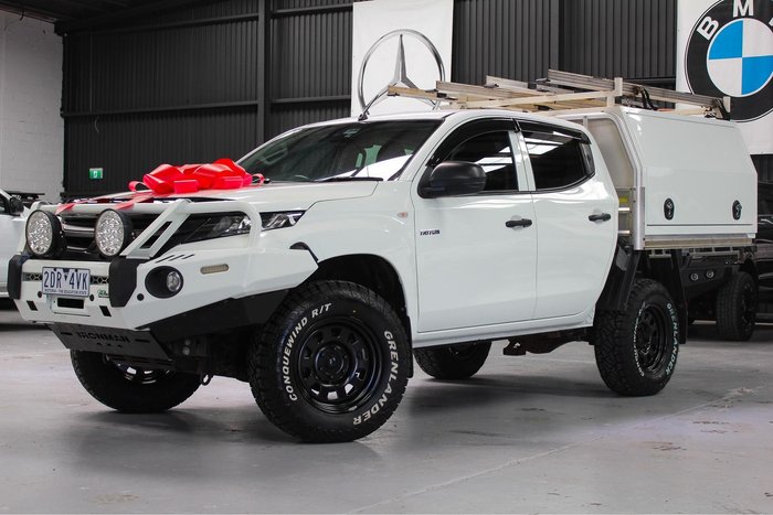 2019 Mitsubishi Triton GLX MR MY19 4X4 Dual Range White