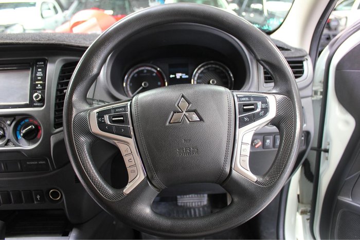 2019 Mitsubishi Triton GLX MR MY19 4X4 Dual Range White