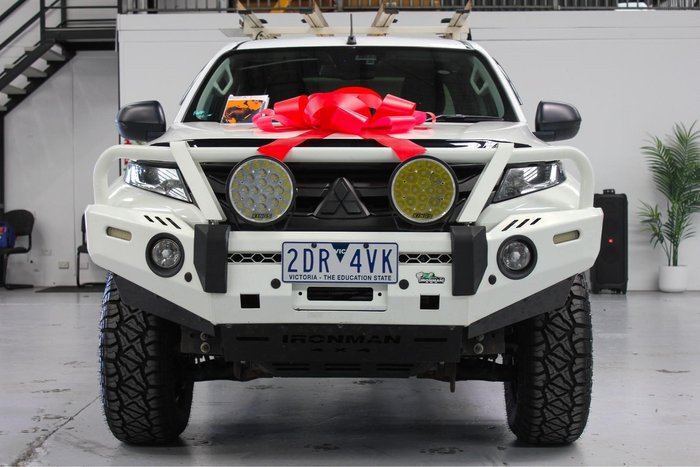 2019 Mitsubishi Triton GLX MR MY19 4X4 Dual Range White