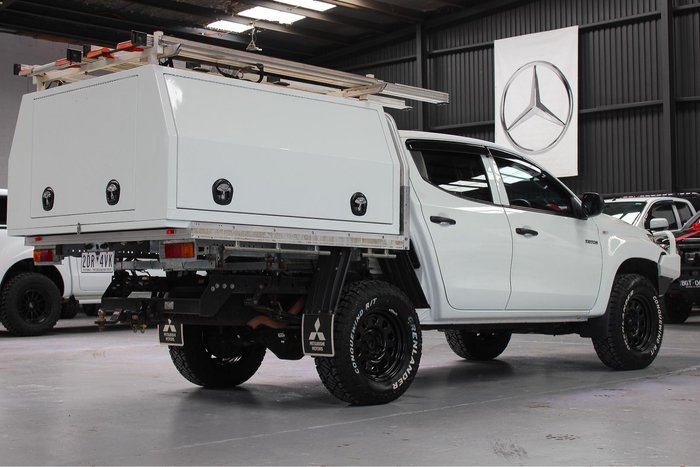 2019 Mitsubishi Triton GLX MR MY19 4X4 Dual Range White