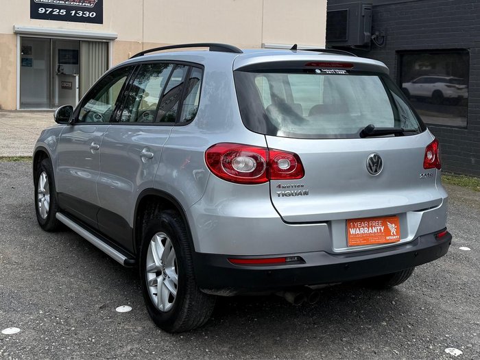 2010 Volkswagen Tiguan 125TSI 5N MY10 Four Wheel Drive Silver Leaf