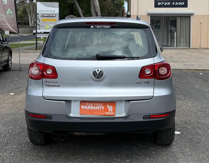 2010 Volkswagen Tiguan 125TSI 5N MY10 Four Wheel Drive Silver Leaf