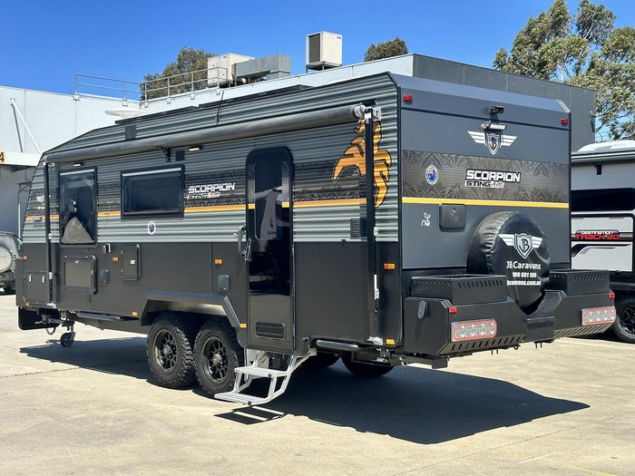 2025 JB Caravans Scorpion Sting Air 21'6 Rear Door
