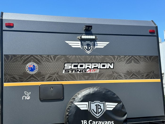 2025 JB Caravans Scorpion Sting Air 21'6 Rear Door