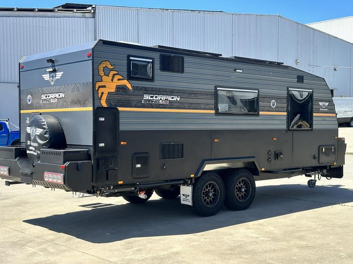 2025 JB Caravans Scorpion Sting Air 21'6 Rear Door
