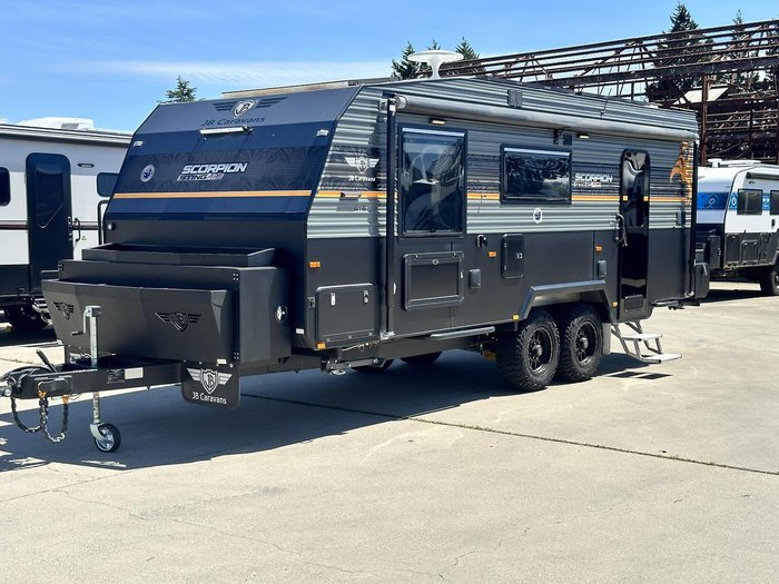 2025 JB Caravans Scorpion Sting Air 21'6 Rear Door