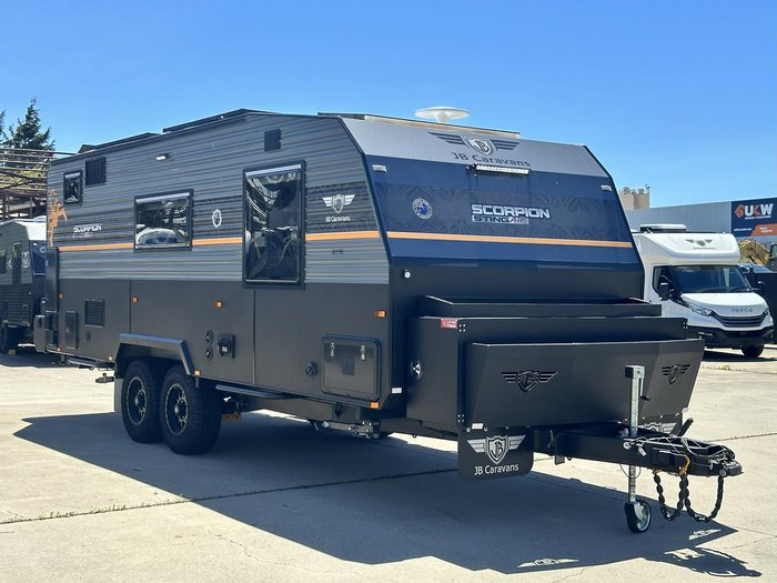 2025 JB Caravans Scorpion Sting Air 21'6 Rear Door