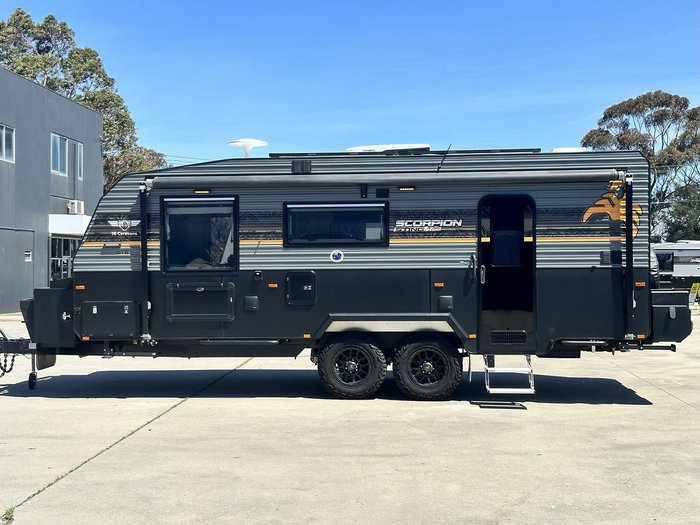 2025 JB Caravans Scorpion Sting Air 21'6 Rear Door