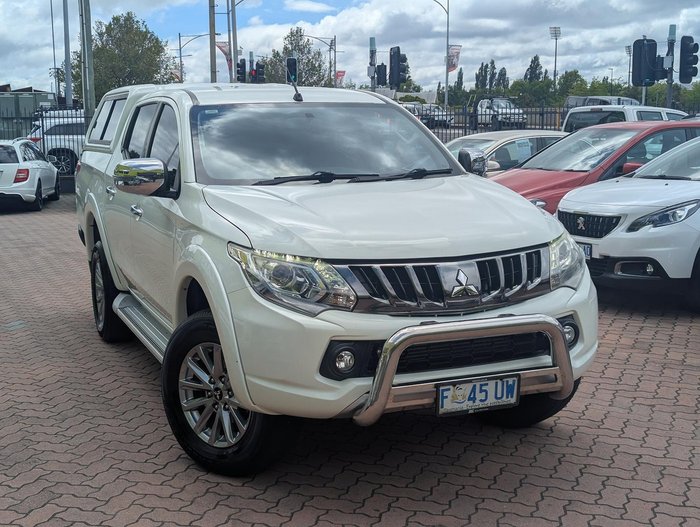 2017 Mitsubishi Triton GLS MQ MY17 4X4 Dual Range White