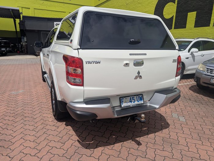 2017 Mitsubishi Triton GLS MQ MY17 4X4 Dual Range White