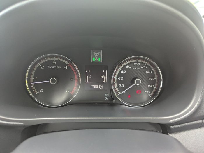 2017 Mitsubishi Triton GLS MQ MY17 4X4 Dual Range White