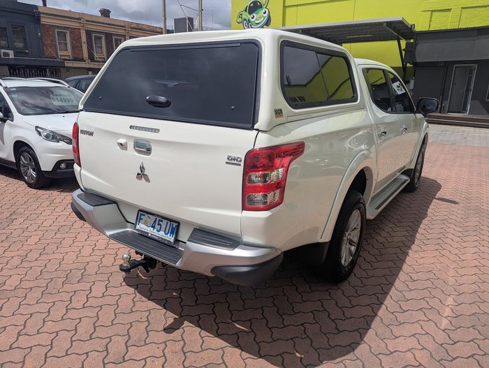 2017 Mitsubishi Triton GLS MQ MY17 4X4 Dual Range White