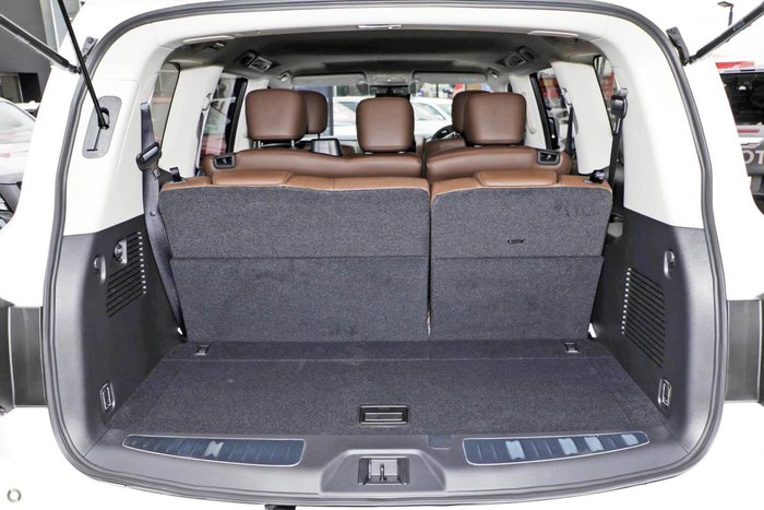 2025 Nissan Patrol Ti-L Y62 MY25 4X4 Dual Range Moonstone White