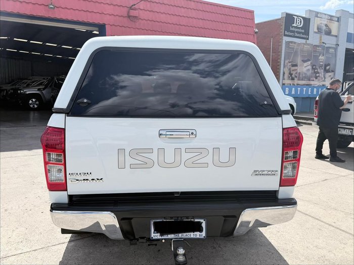 2013 Isuzu D-MAX LS High Ride MY12 4x2 Splash White