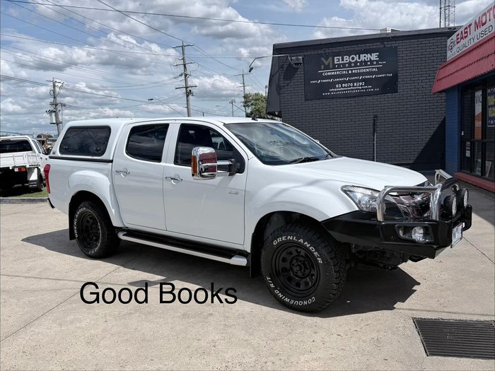 2013 Isuzu D-MAX LS High Ride MY12 4x2 Splash White