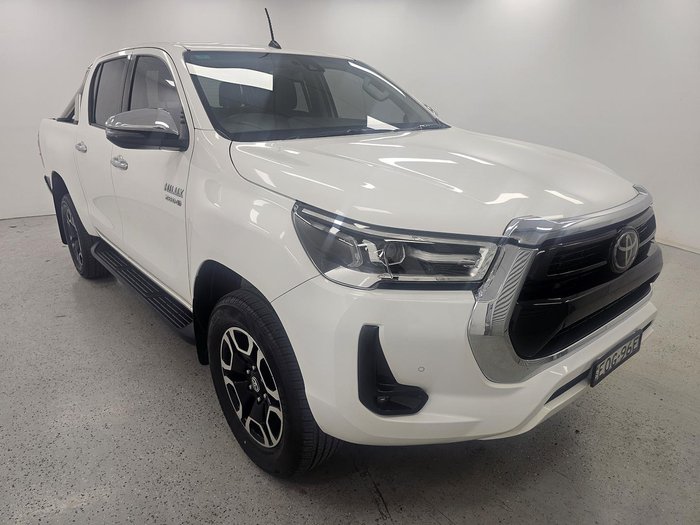 2021 Toyota Hilux SR5 GUN126R 4X4 Dual Range Glacier White