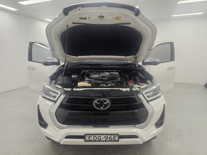 2021 Toyota Hilux SR5 GUN126R 4X4 Dual Range Glacier White