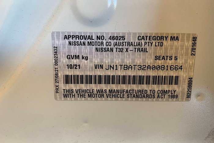 2021 Nissan X-TRAIL ST