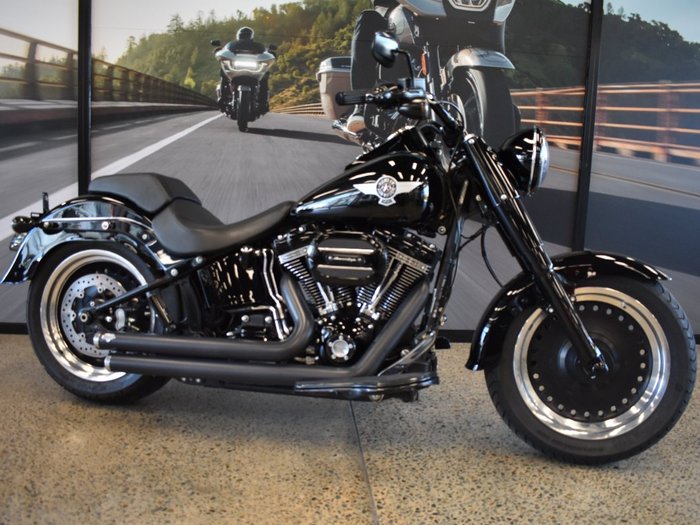 2017 Harley-davidson FLSTFBS FAT BOY S BLACK