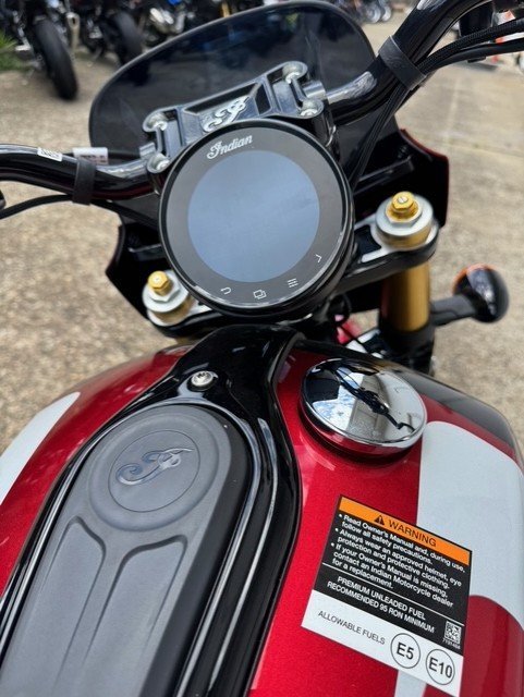 2025 Indian SCOUT 101 LIMITED SUNSET RED METALLIC