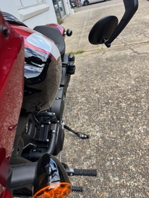 2025 Indian SCOUT 101 LIMITED SUNSET RED METALLIC