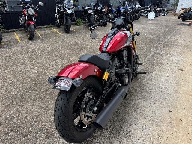 2025 Indian SCOUT 101 LIMITED SUNSET RED METALLIC