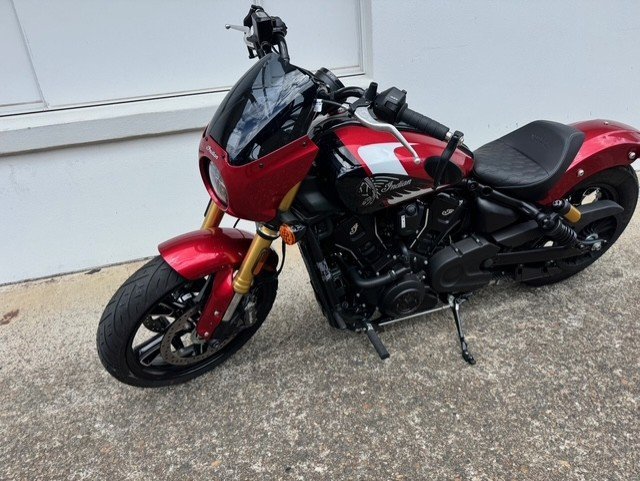 2025 Indian SCOUT 101 LIMITED SUNSET RED METALLIC