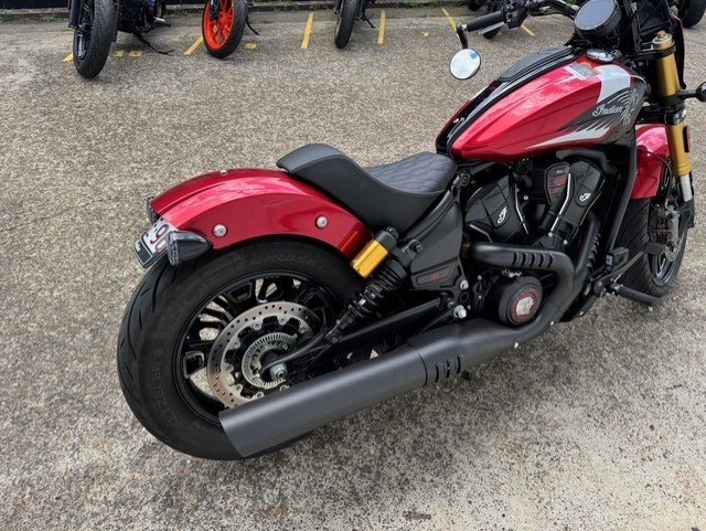 2025 Indian SCOUT 101 LIMITED SUNSET RED METALLIC