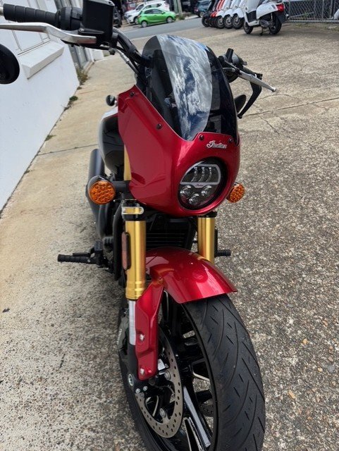 2025 Indian SCOUT 101 LIMITED SUNSET RED METALLIC