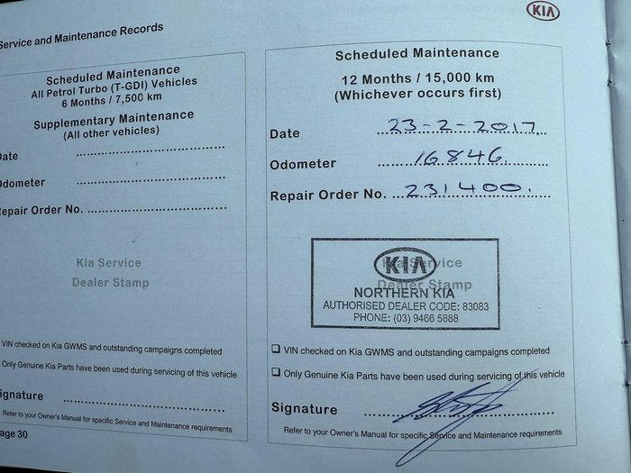 2015 Kia Cerato S YD MY15 Clear White